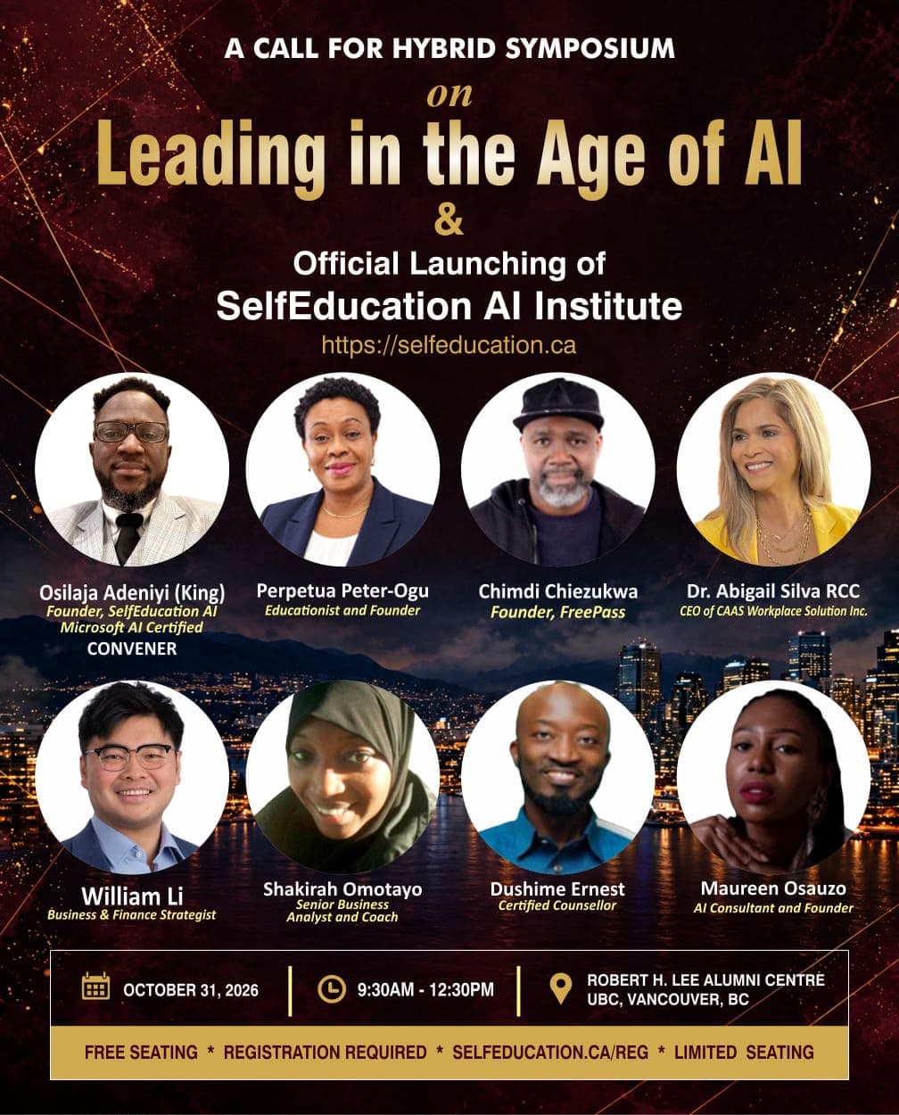Leading in the Age of AI: Hybrid Symposium